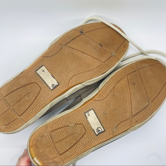 Sperry | Men’s Gray Canvas Boatshoes - Picture 10 of 10